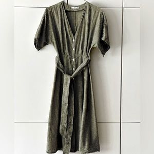 Mango Linen Dress